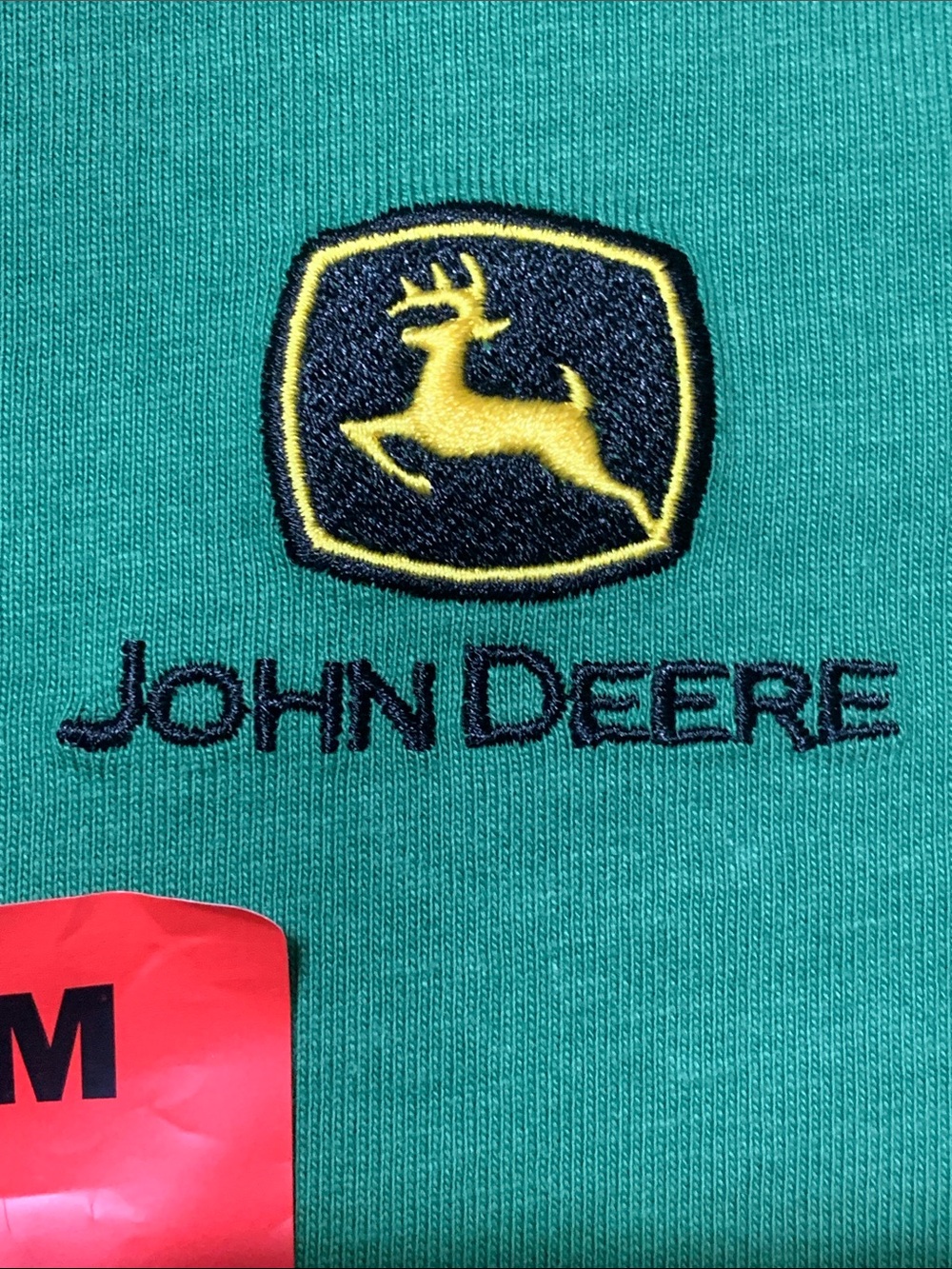 John Deere Green Long Sleeve Shirt with Logo - Picture 3 of 7